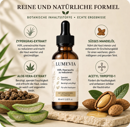 Natürliches Öl gegen unerwünschte Gesichtshaare