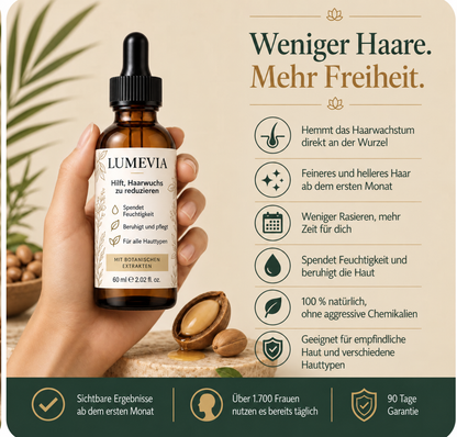 Natürliches Öl gegen unerwünschte Gesichtshaare